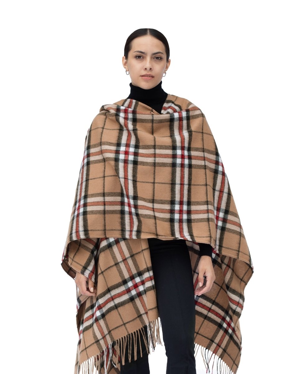 Lambswool Ruana - LonaScott