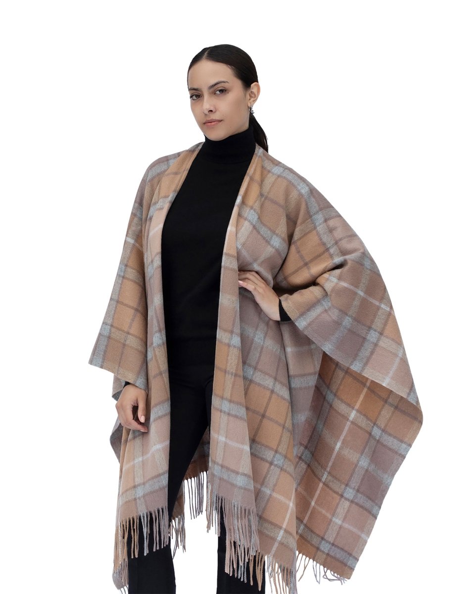 Lambswool Ruana - LonaScott