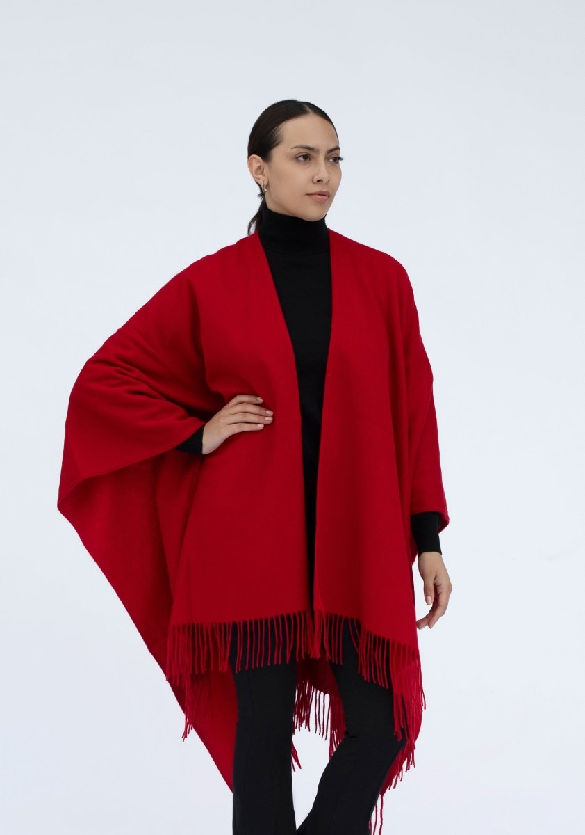 Lambswool Ruana - LonaScott