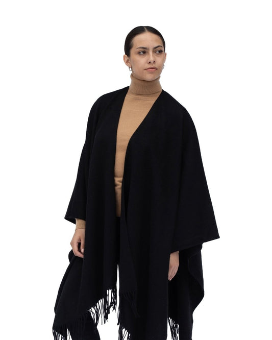 Lambswool Ruana - LonaScott
