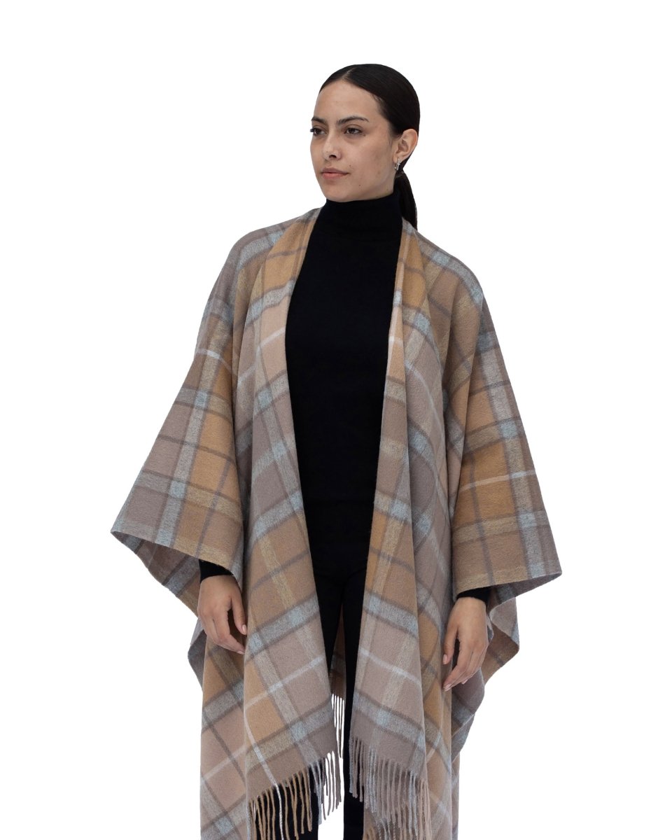 Lambswool Ruana - LonaScott