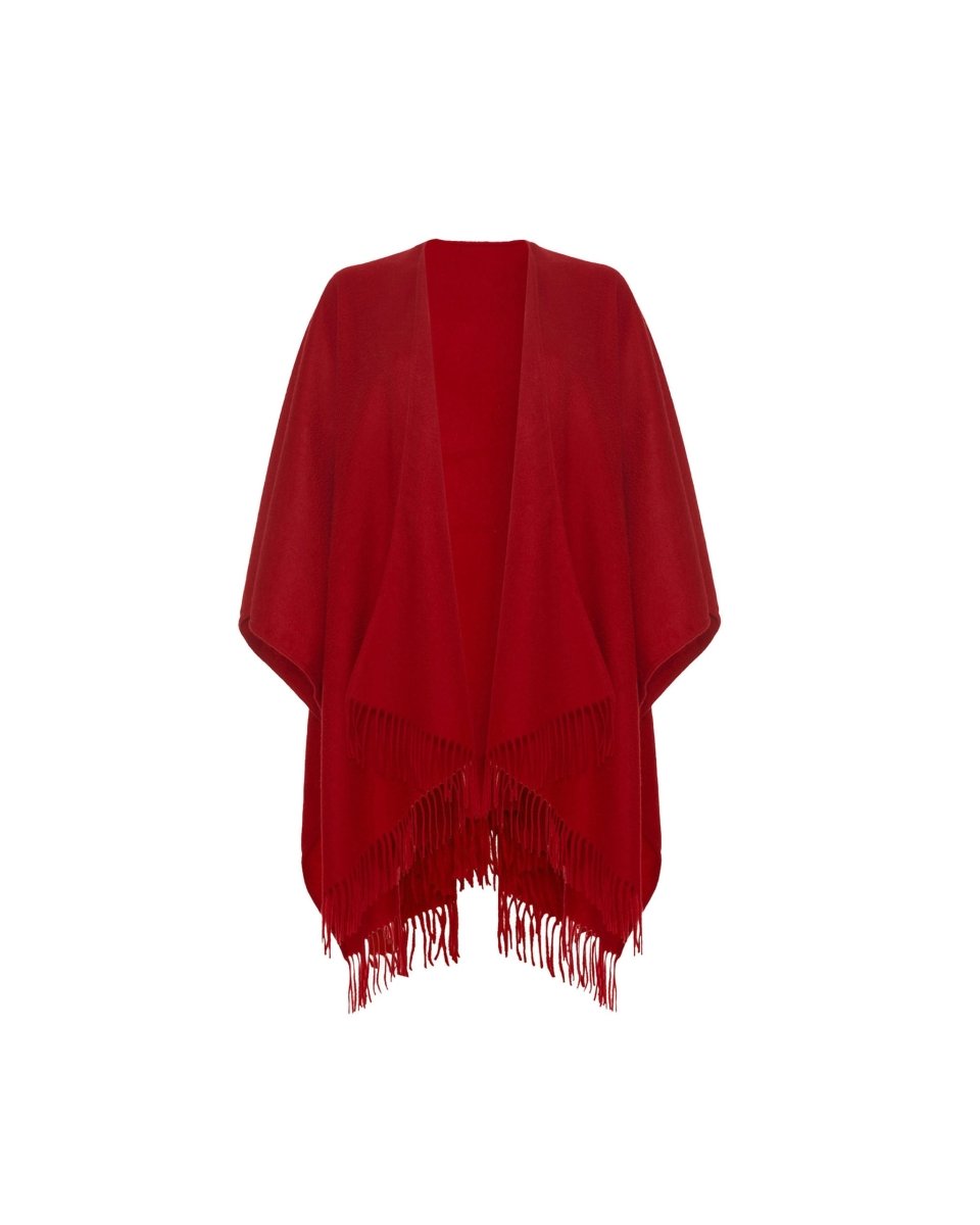 Lambswool Ruana - LonaScott