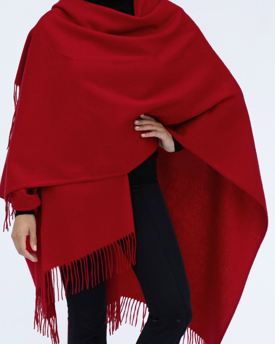 Lambswool Ruana - LonaScott