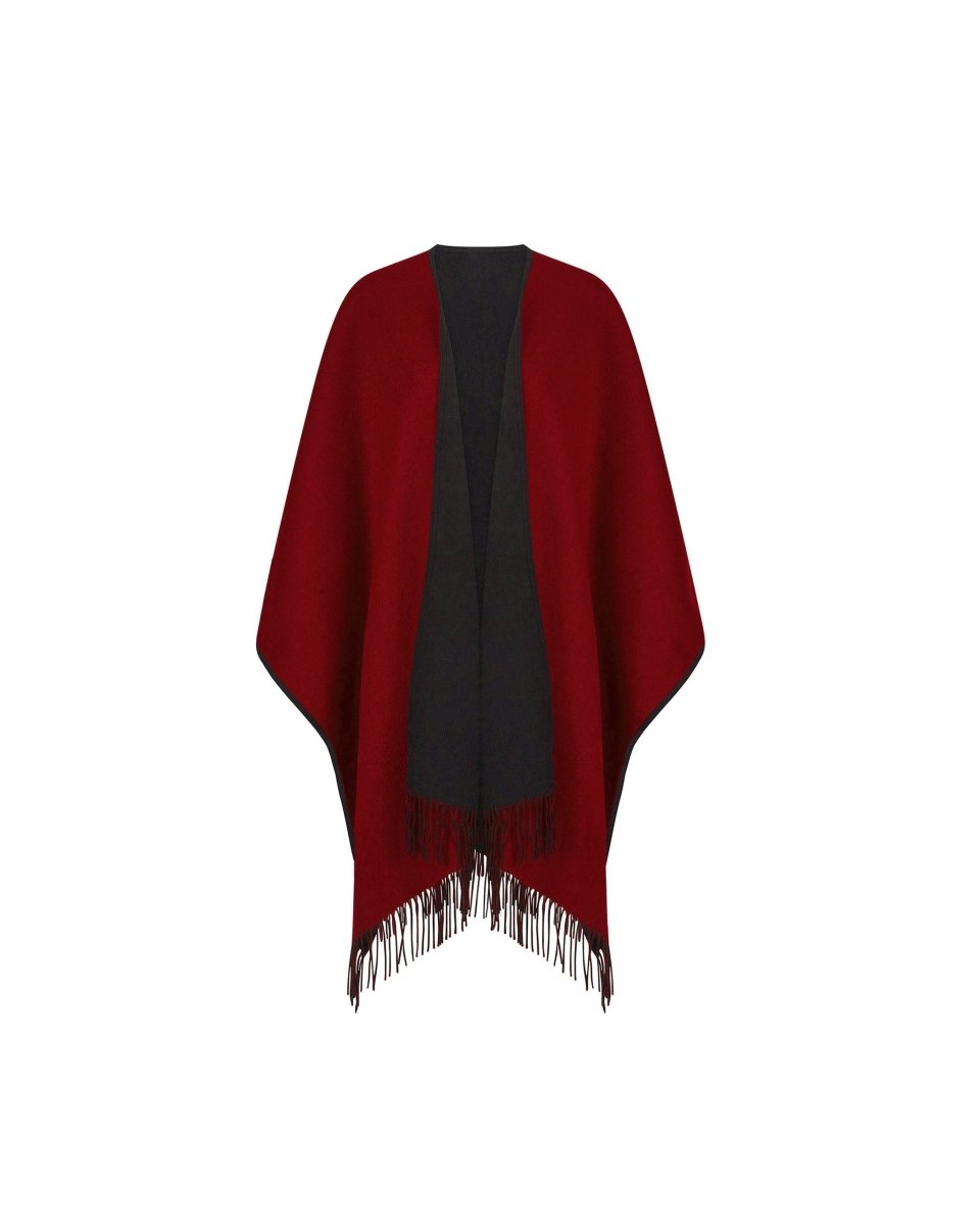 Lambswool Ruana - LonaScott