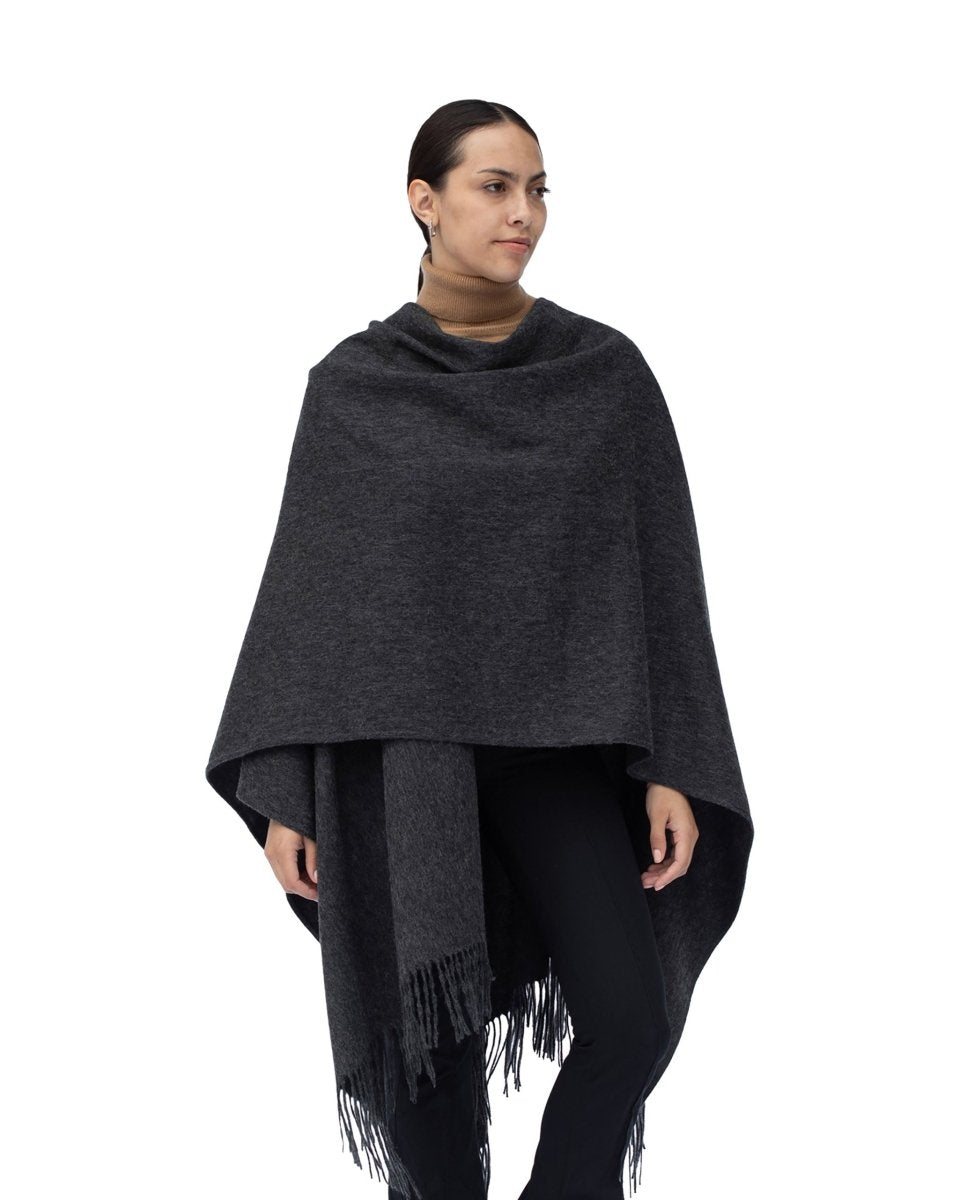 Lambswool Ruana - LonaScott