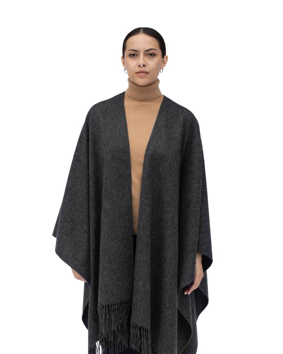 Lambswool Ruana - LonaScott
