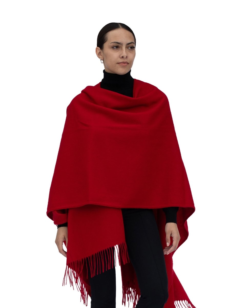Lambswool Ruana - LonaScott