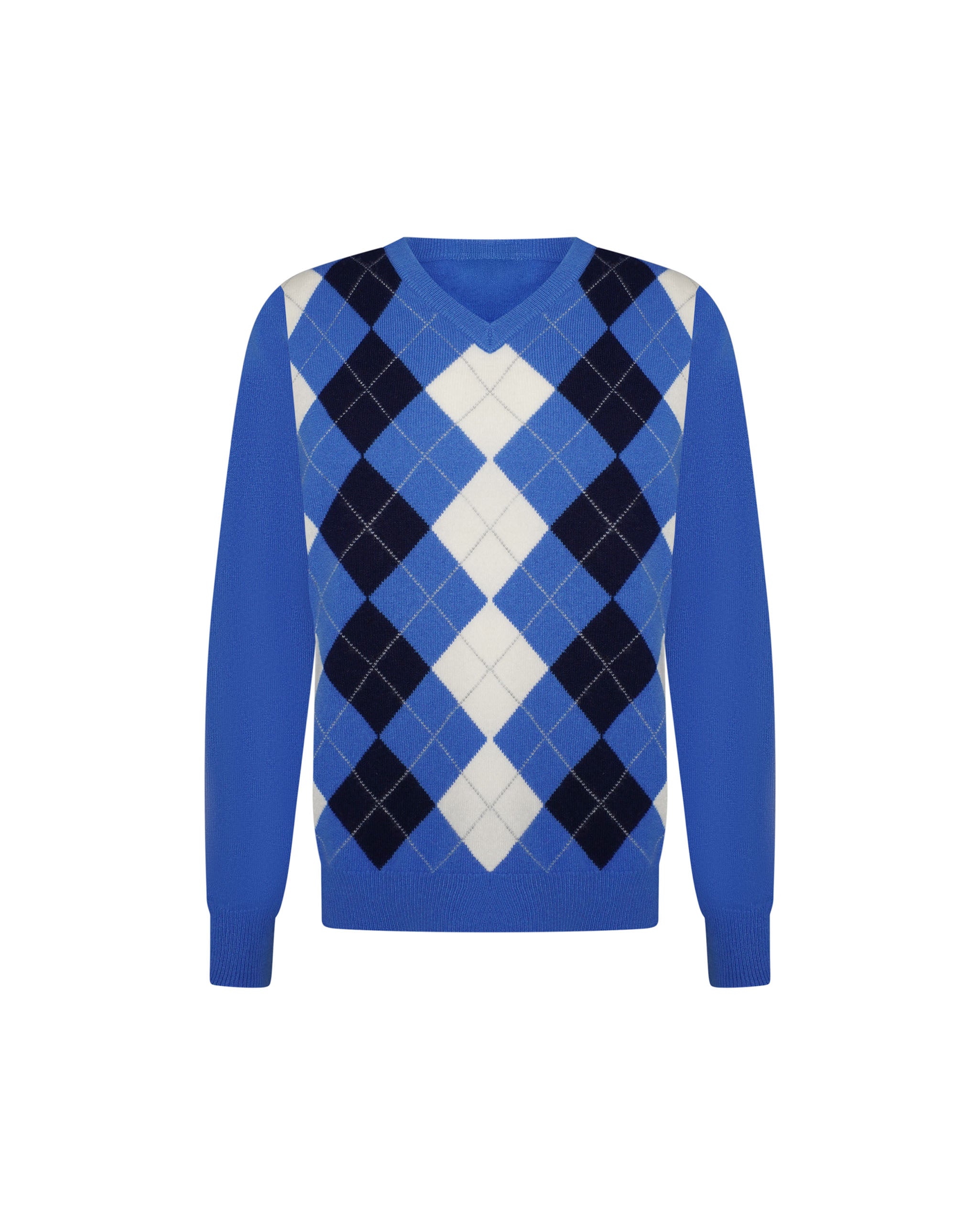 Men's Cashmere Argyle Jumper