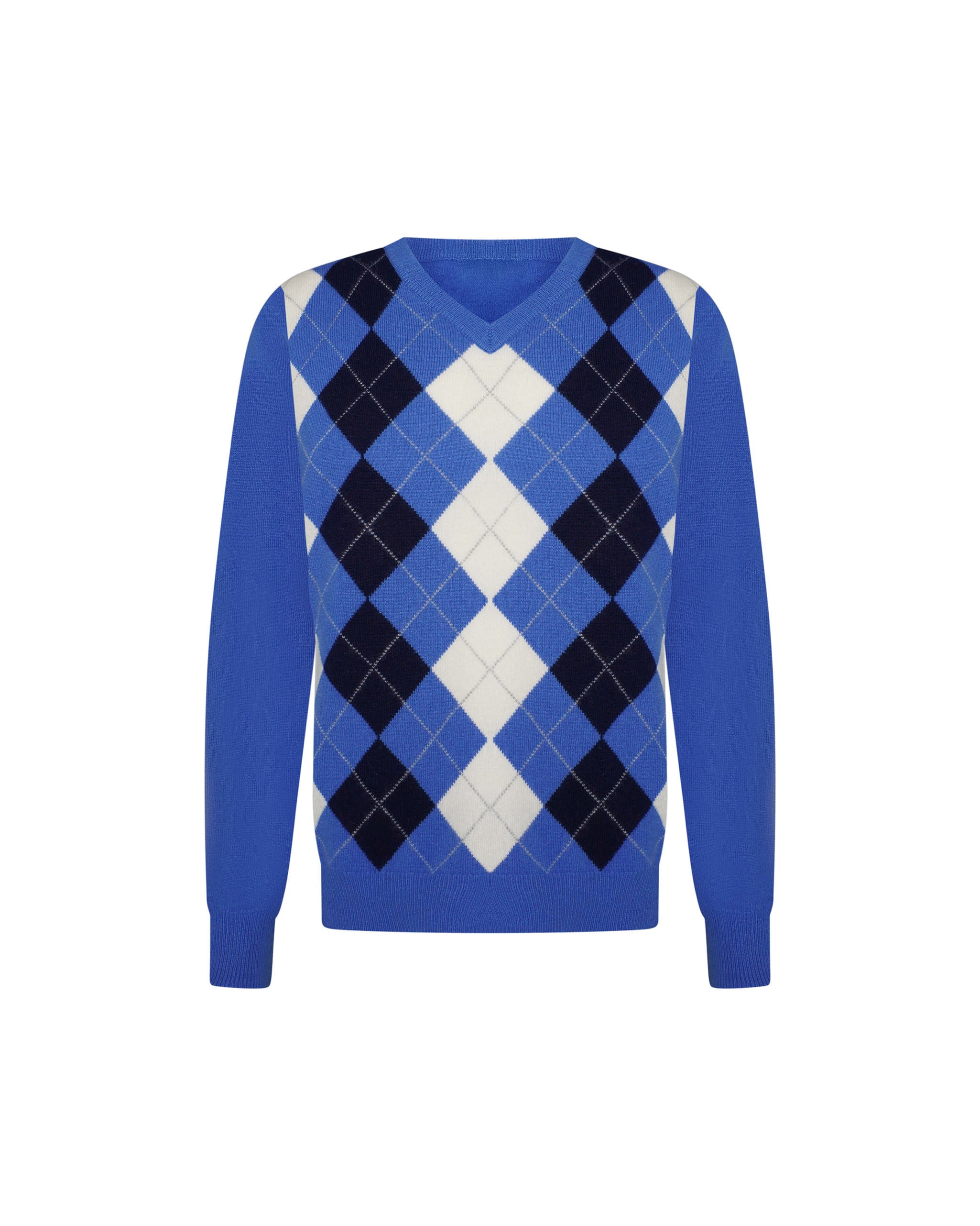Men's Cashmere Argyle Jumper