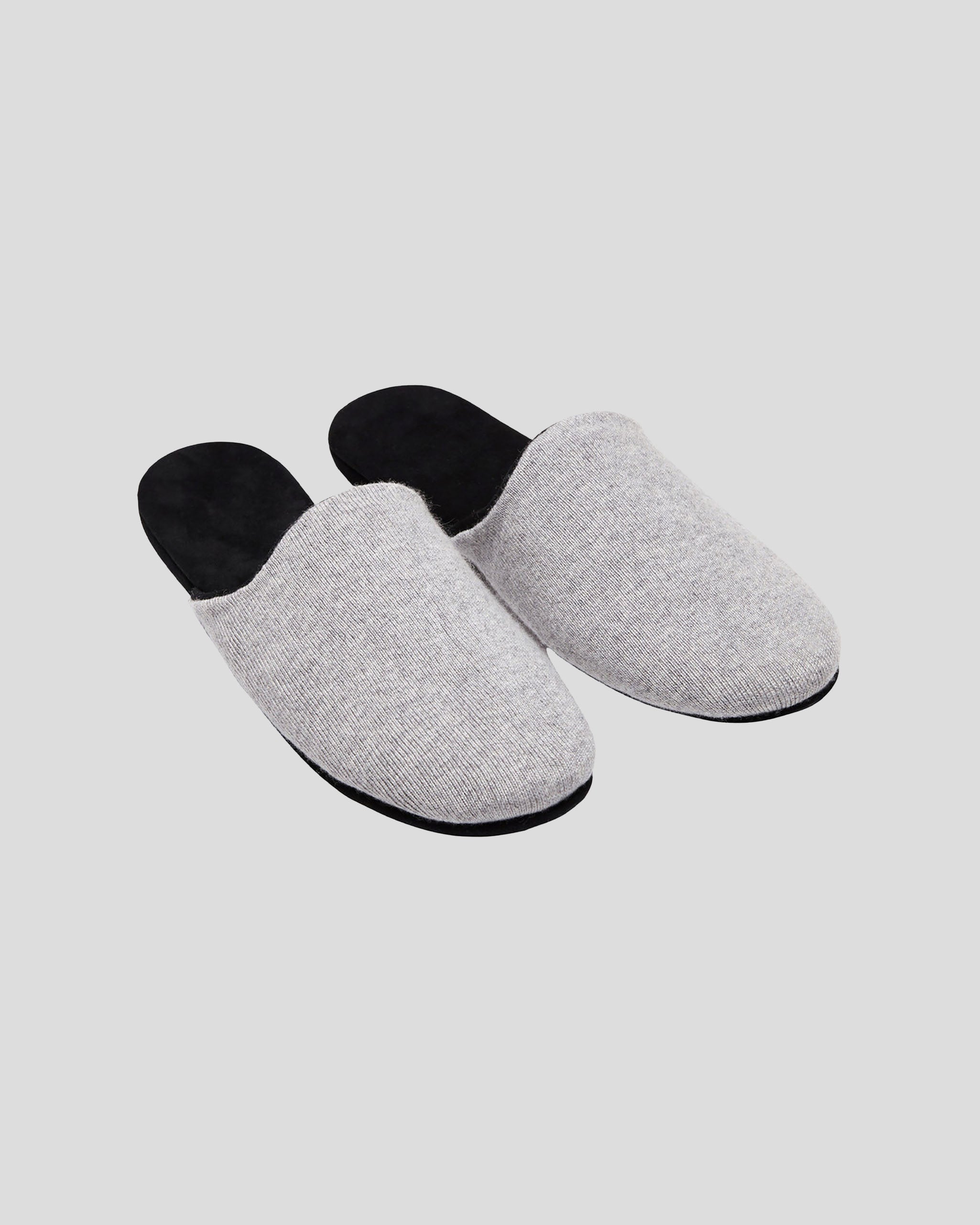 Mens Pure Cashmere Slippers