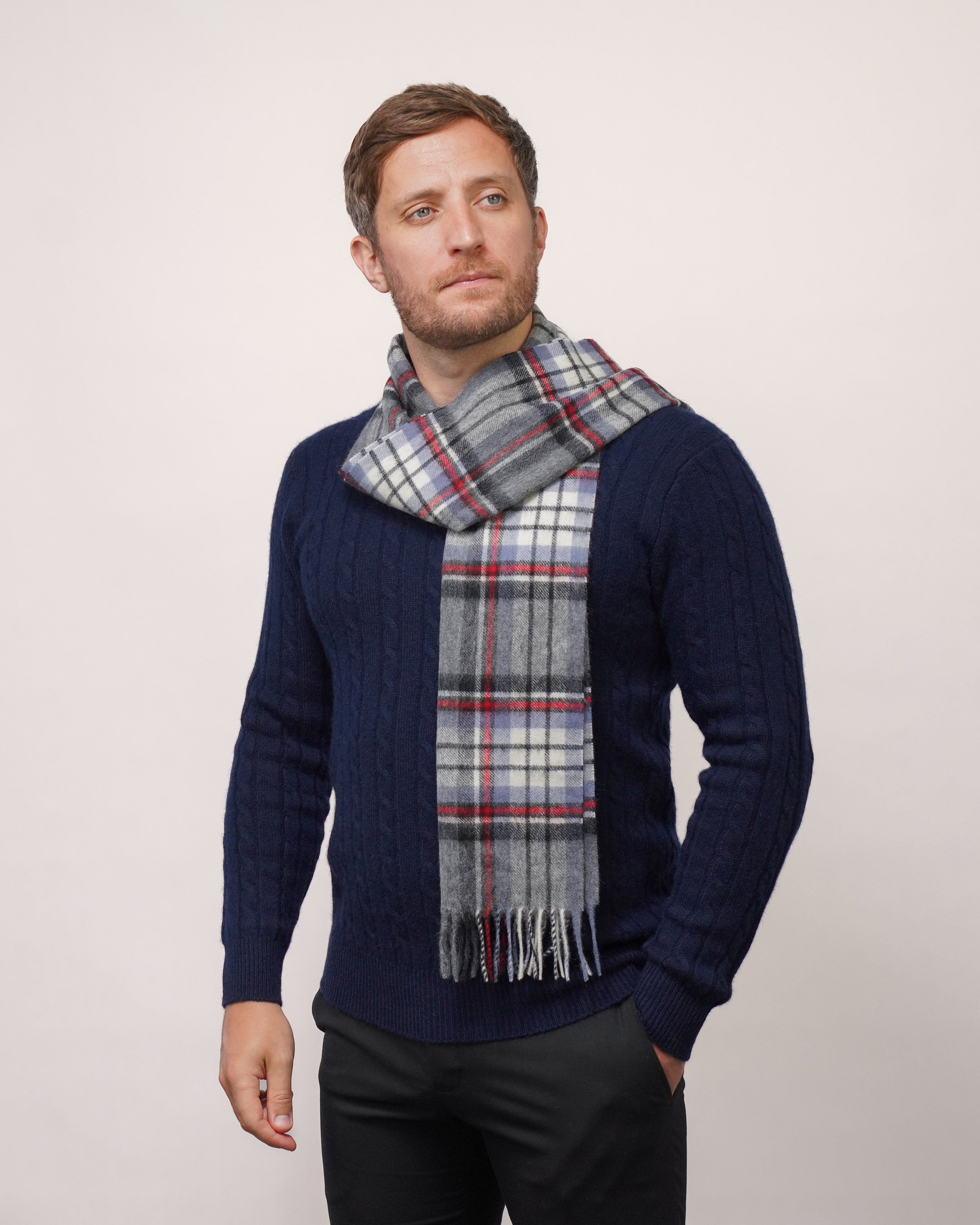 Mens Pure Cashmere Cable Jumper