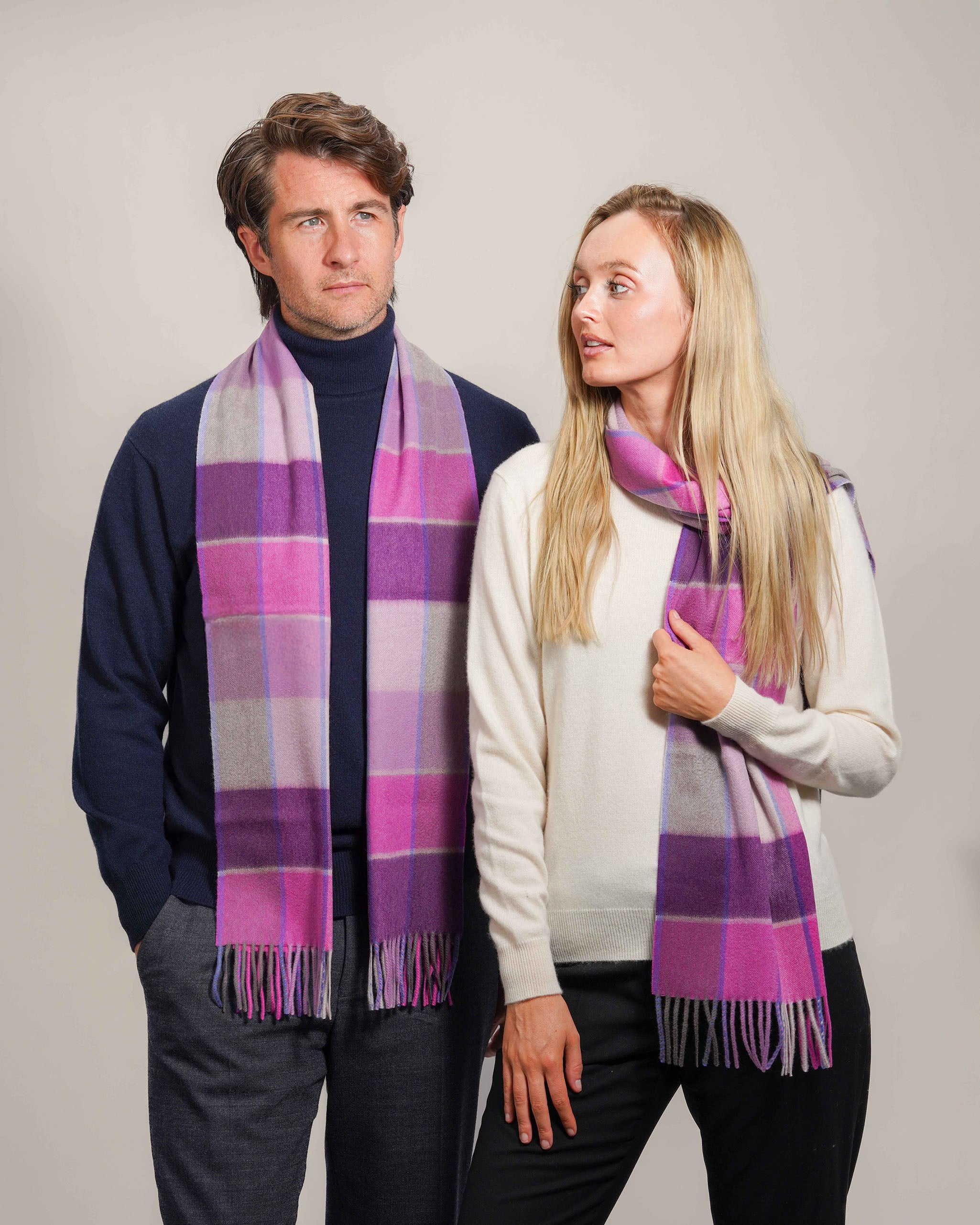 Men's High-Neck Cashmere Jumper