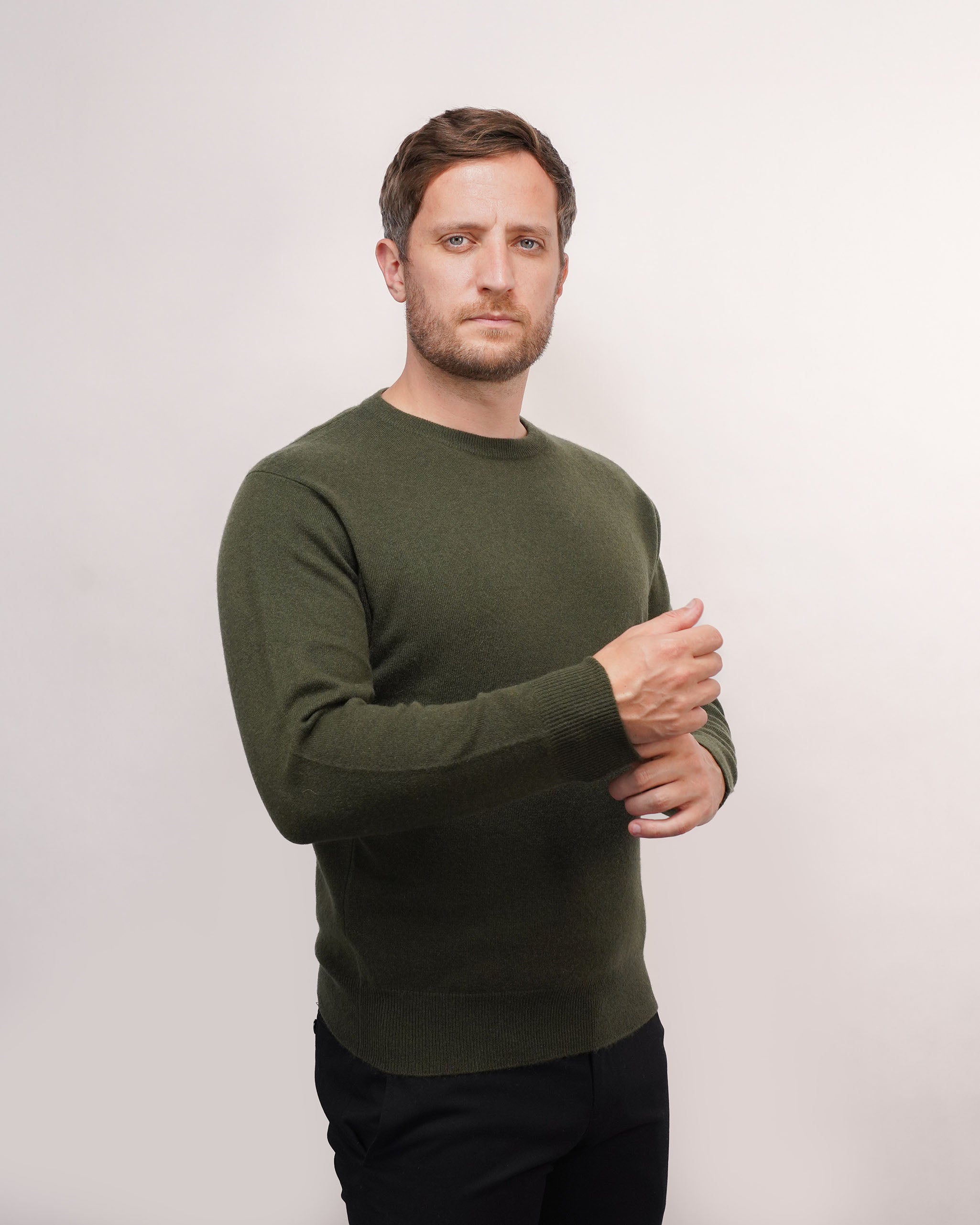 Men's Cashmere Round Neck Jumper
