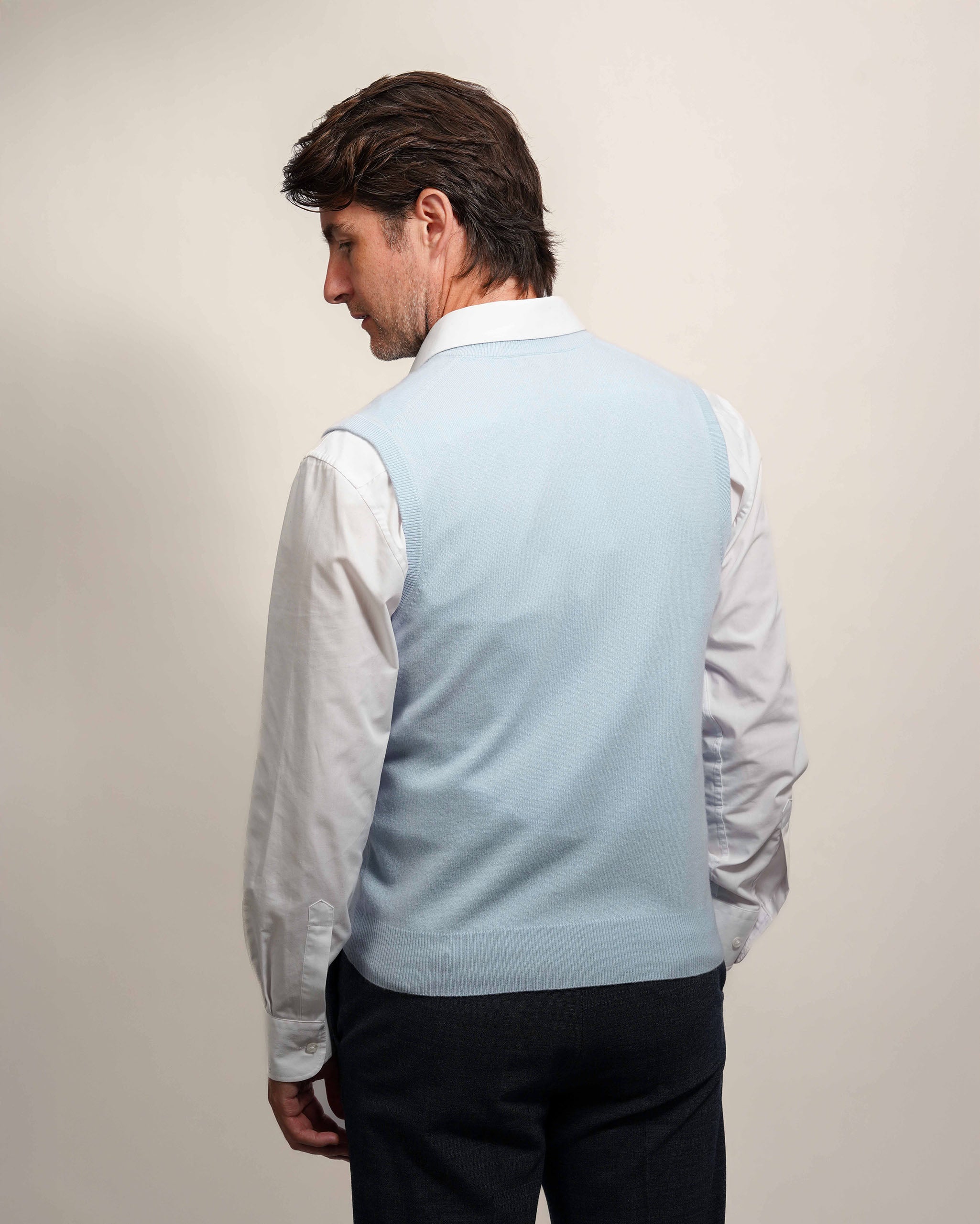 Men's Pure Cashmere Slipover