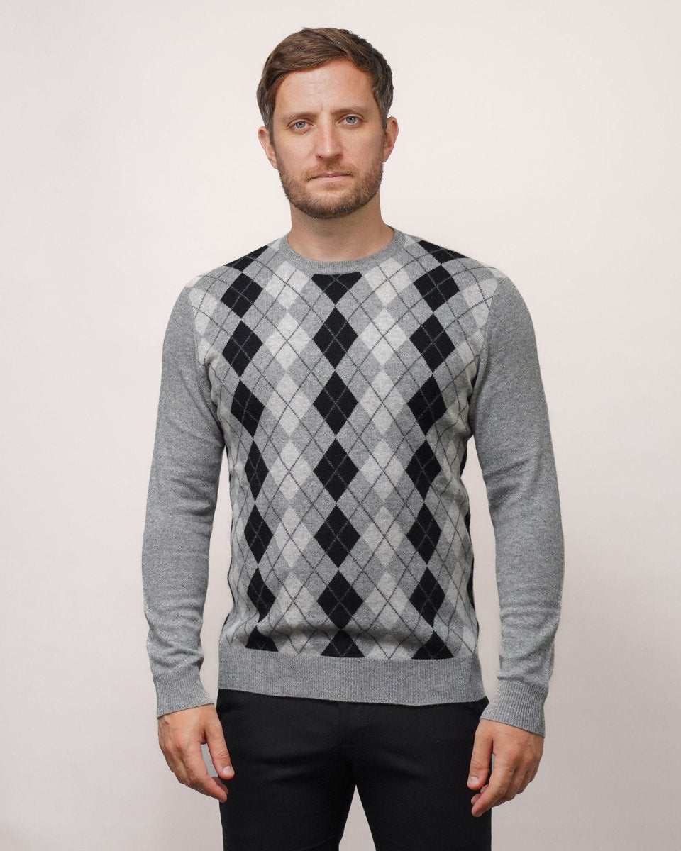 Cashmere Argyle Jumper