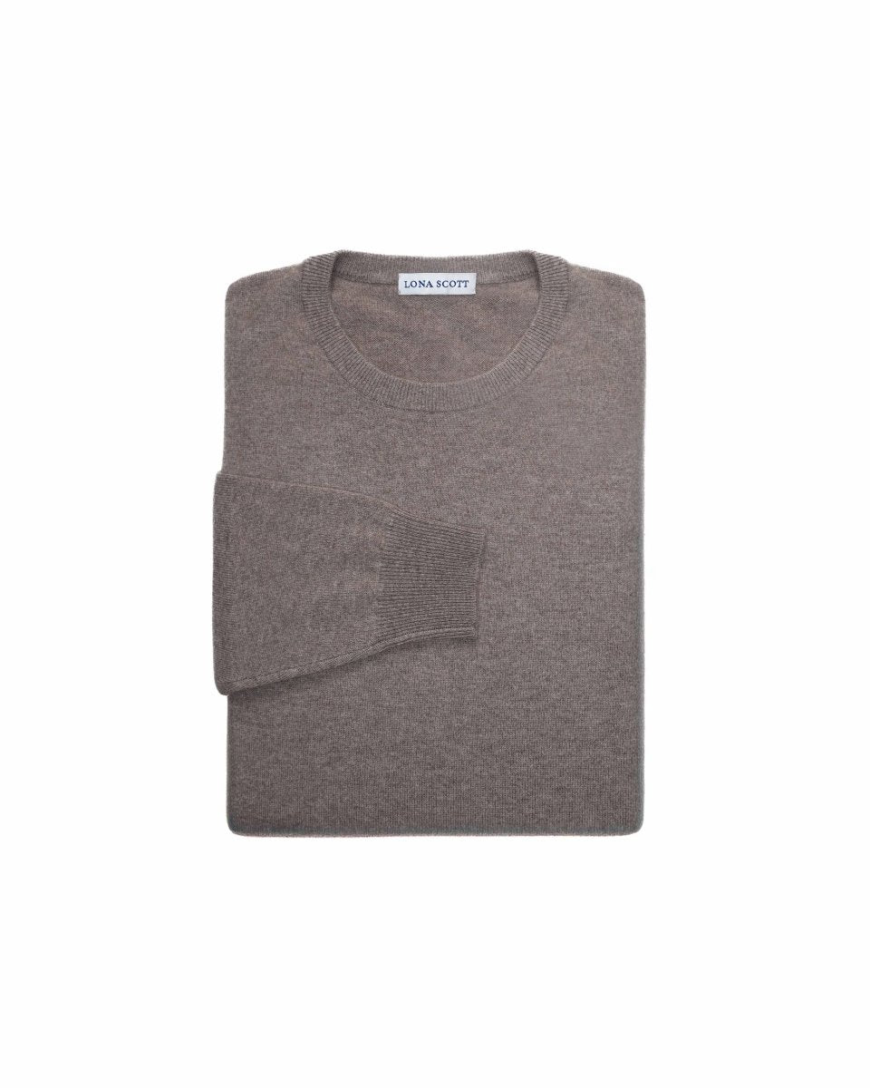 Men's Cashmere Round Neck Jumper - LonaScott