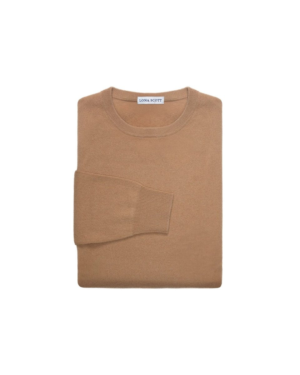 Men's Cashmere Round Neck Jumper - LonaScott