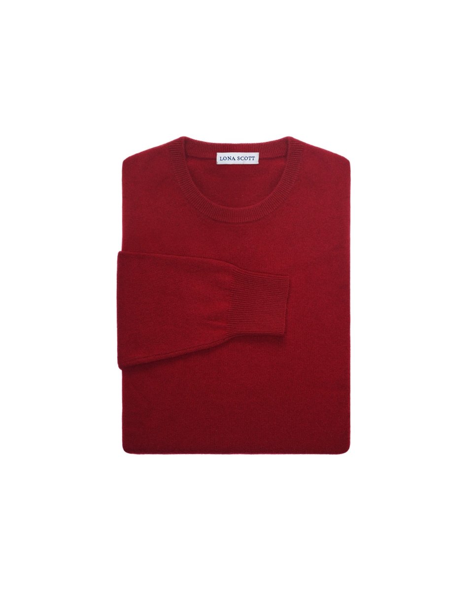 Men's Cashmere Round Neck Jumper - LonaScott