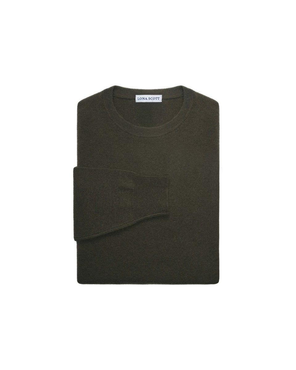 Men's Cashmere Round Neck Jumper - LonaScott