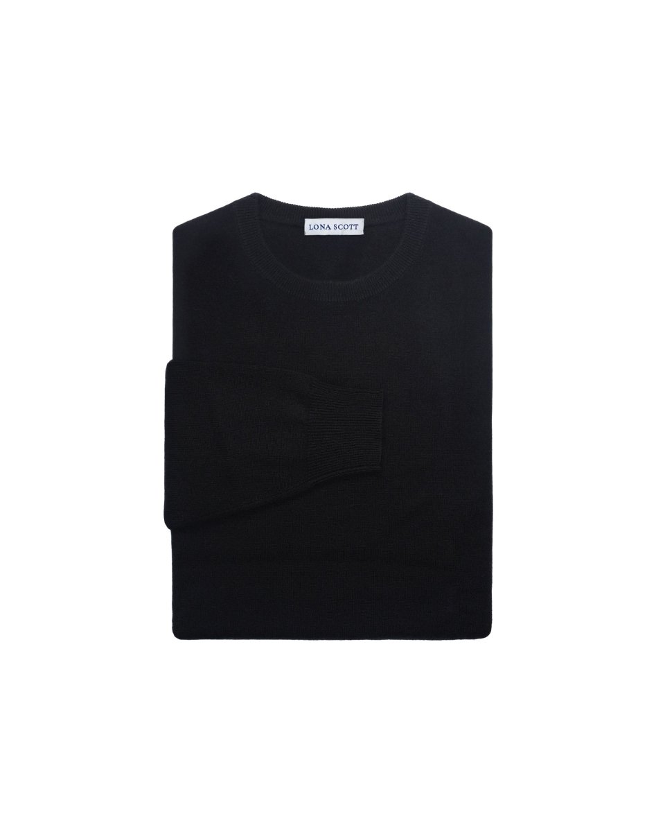 Men's Cashmere Round Neck Jumper - LonaScott
