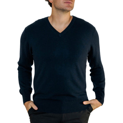 Men's Cashmere V - Neck Jumper - LonaScott
