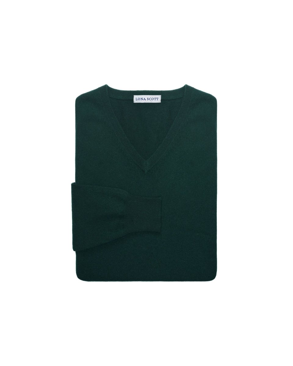 Men's Cashmere V - Neck Jumper - LonaScott