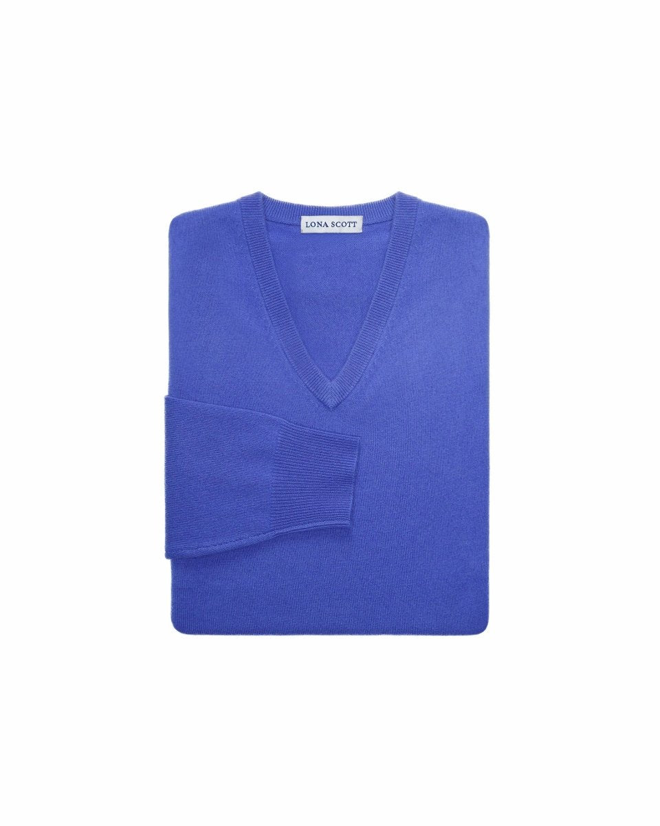 Men's Cashmere V - Neck Jumper - LonaScott