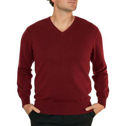 Men's Cashmere V - Neck Jumper - LonaScott