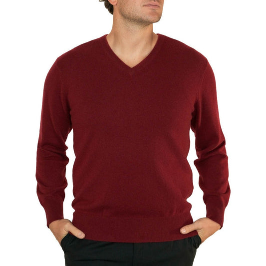 Men's Cashmere V - Neck Jumper - LonaScott