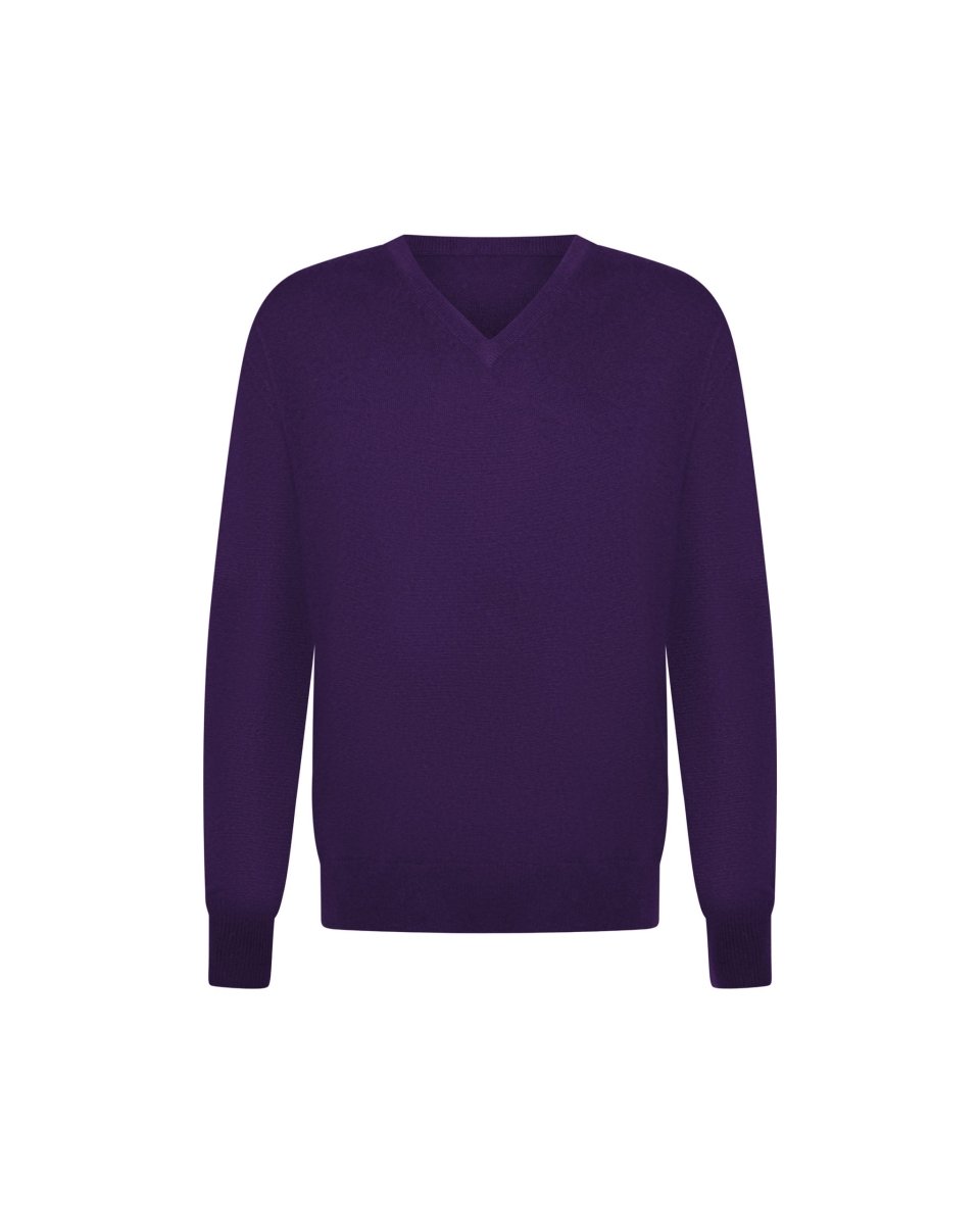 Men's Cashmere V - Neck Jumper - LonaScott
