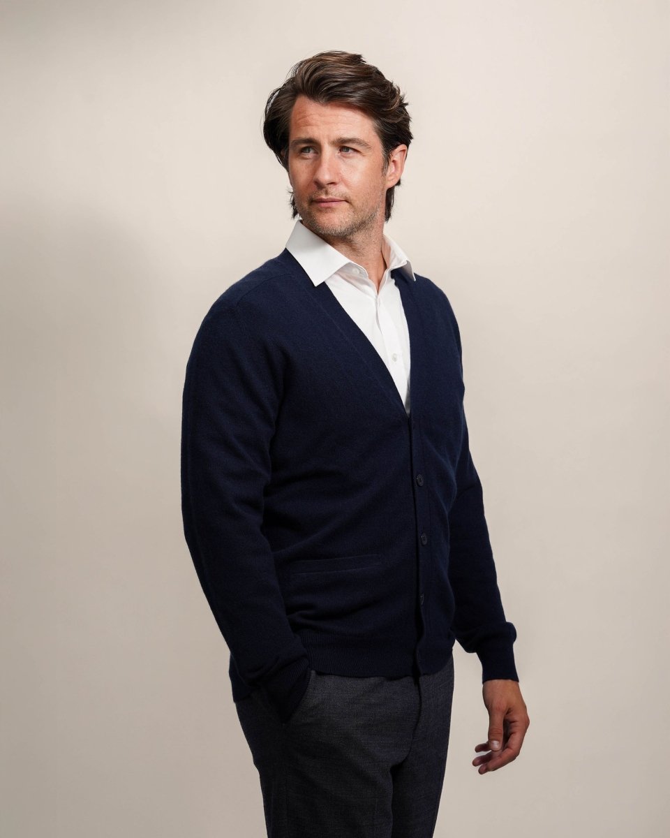 Men's Classic Cashmere Cardigan - LonaScott