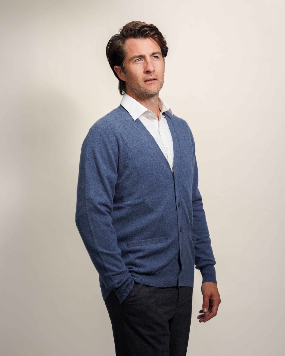 Men's Classic Cashmere Cardigan - LonaScott