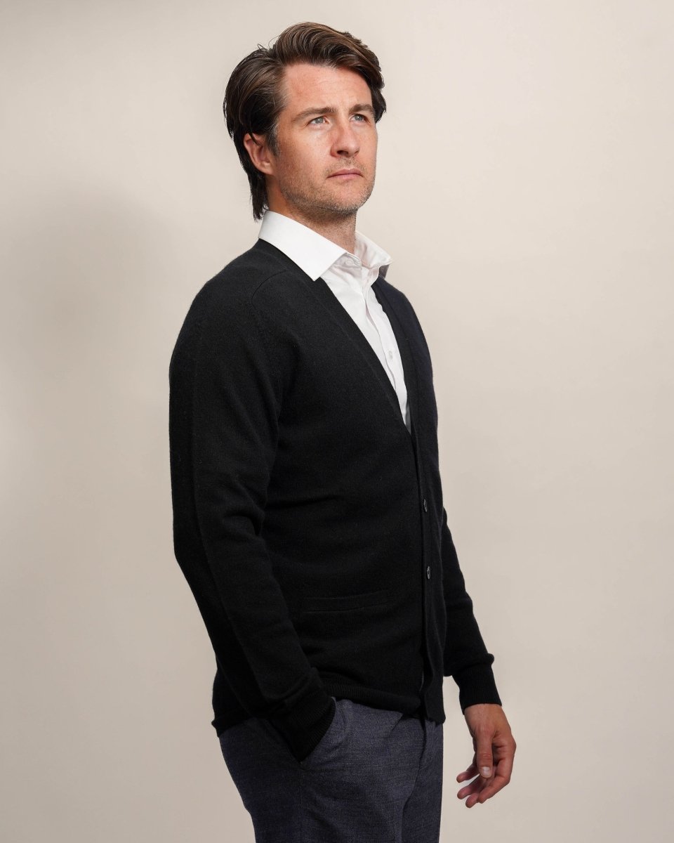 Men's Classic Cashmere Cardigan - LonaScott