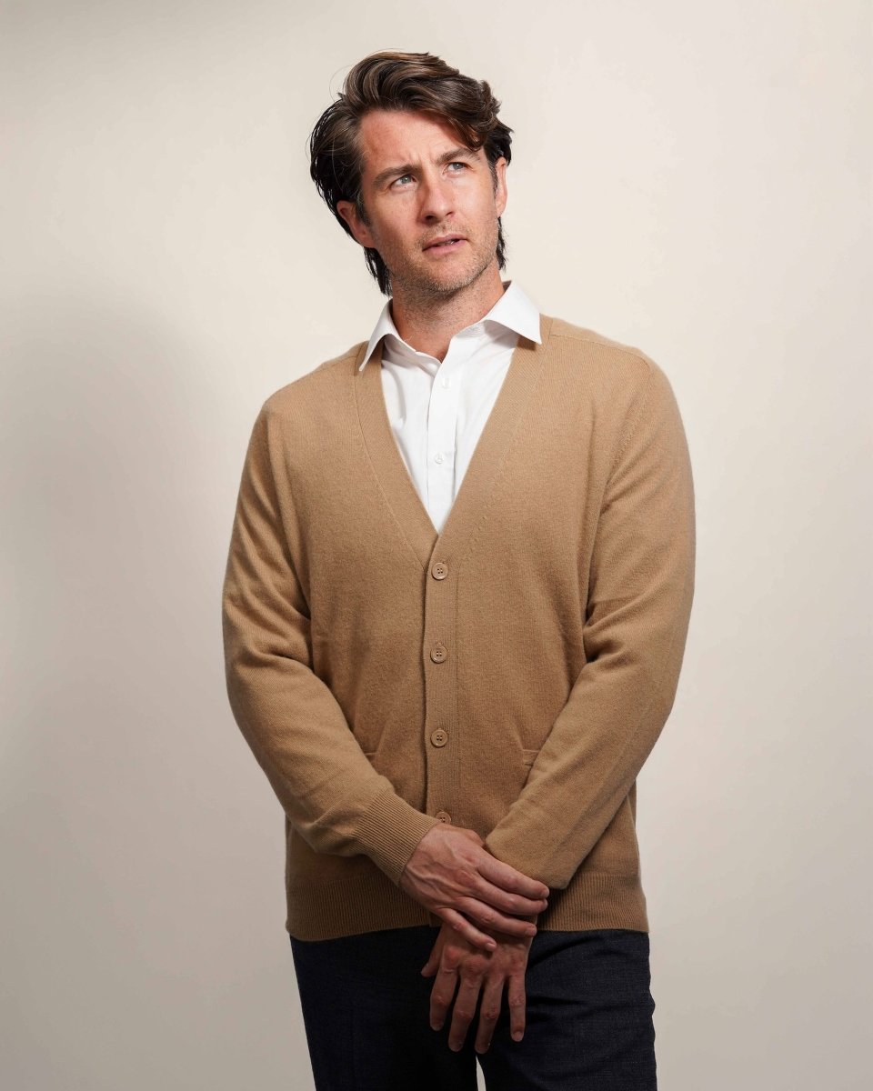 Men's Classic Cashmere Cardigan - LonaScott