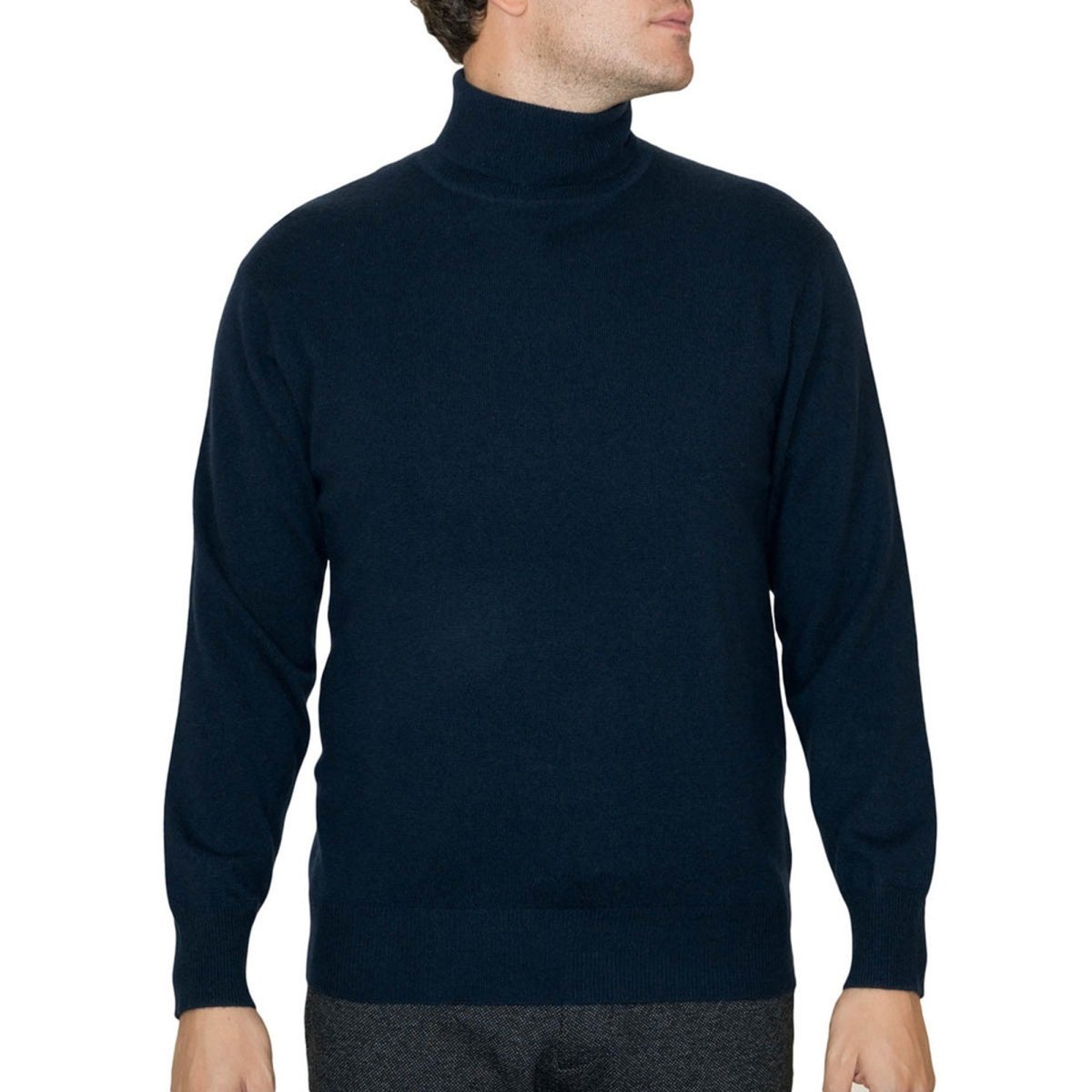 Men's High - Neck Cashmere Jumper - LonaScott