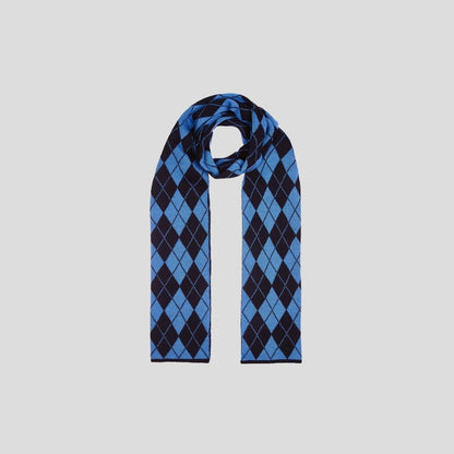 Mens Lambswool Argyle Scarf - LonaScott