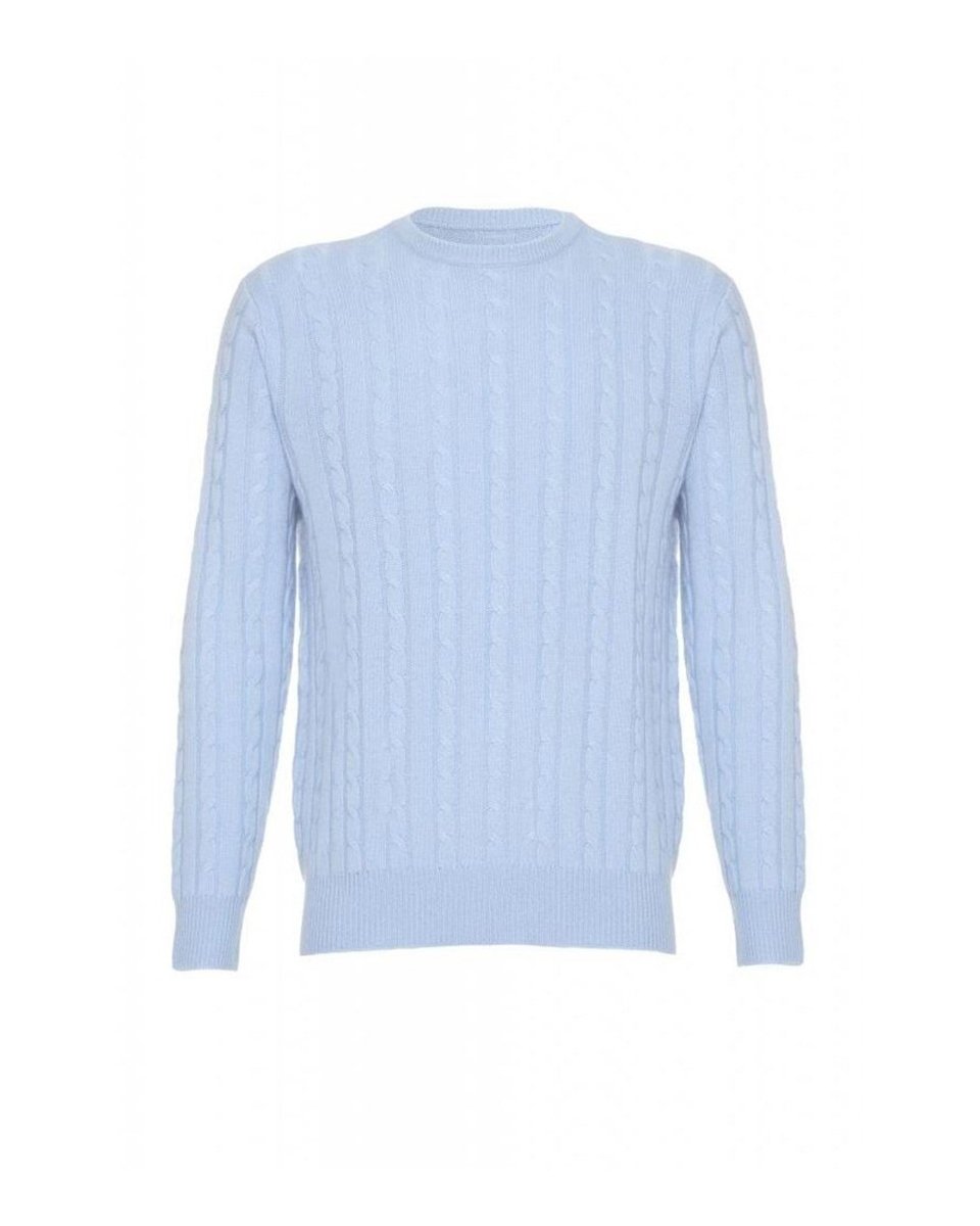 Mens Pure Cashmere Cable Jumper - LonaScott