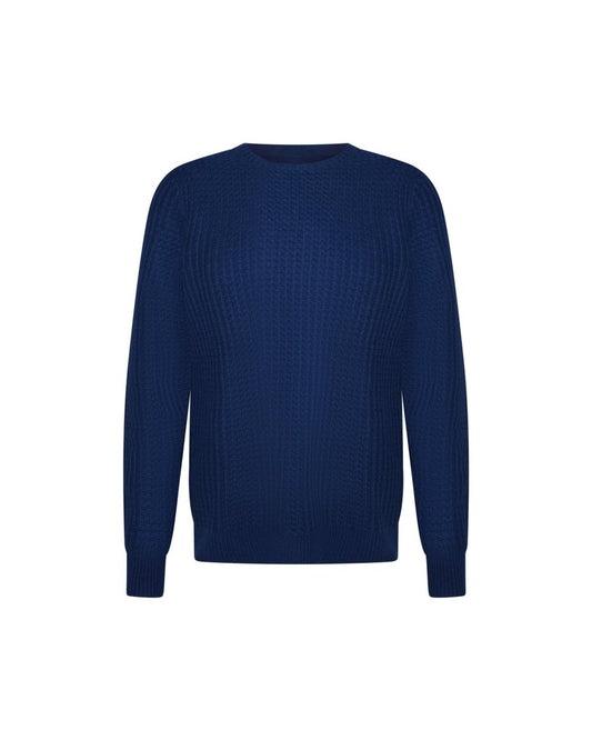 Mens Pure Cashmere Honeycomb Jumper - LonaScott