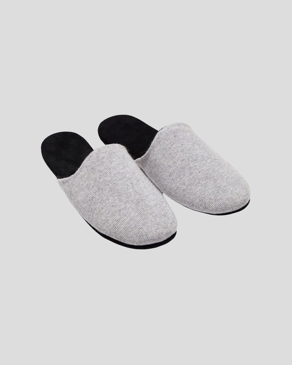 Mens Pure Cashmere Slippers - LonaScott
