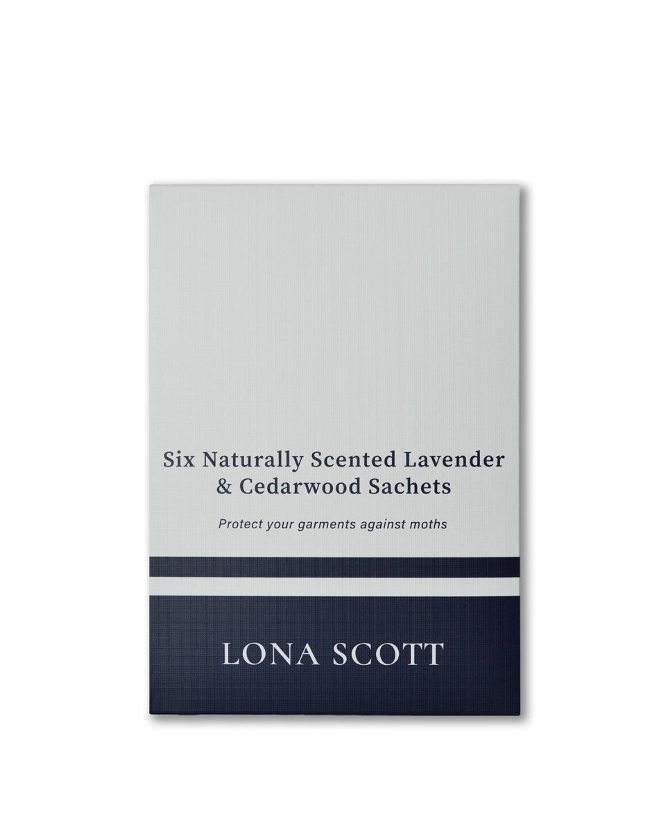 Naturally Scented Moth Repellent Sachets - Lavender & Cedarwood - LonaScott