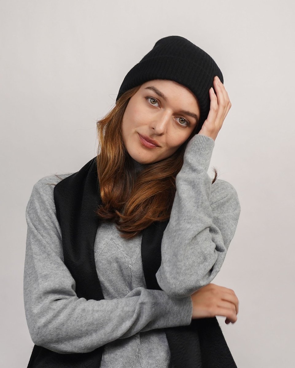 Pure Cashmere Beanie - LonaScott
