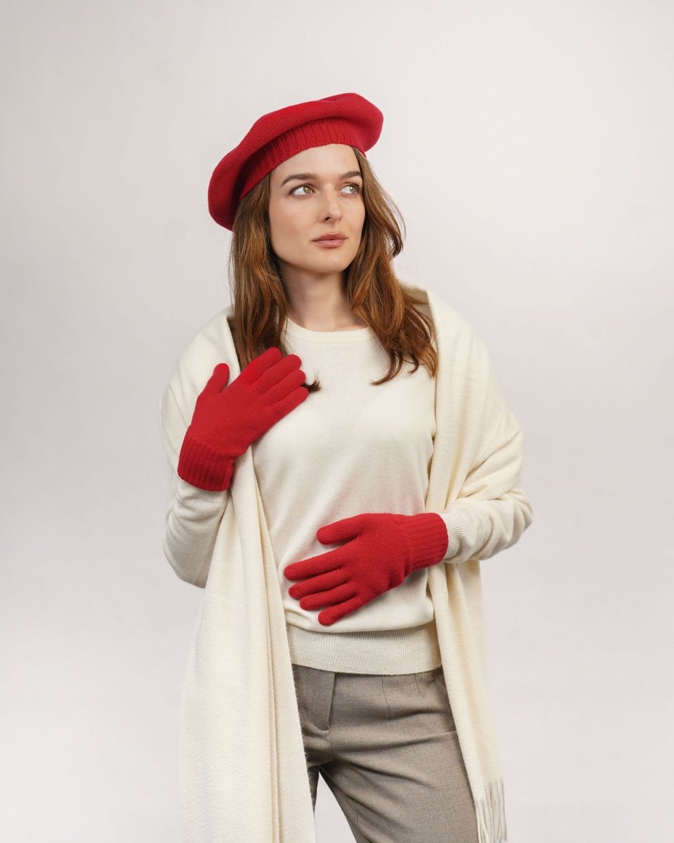 Pure Cashmere Beret - LonaScott