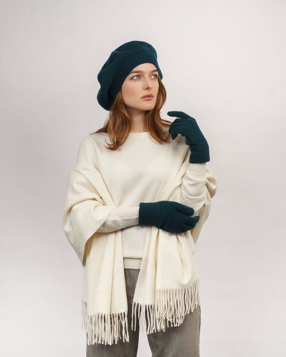 Pure Cashmere Beret - LonaScott