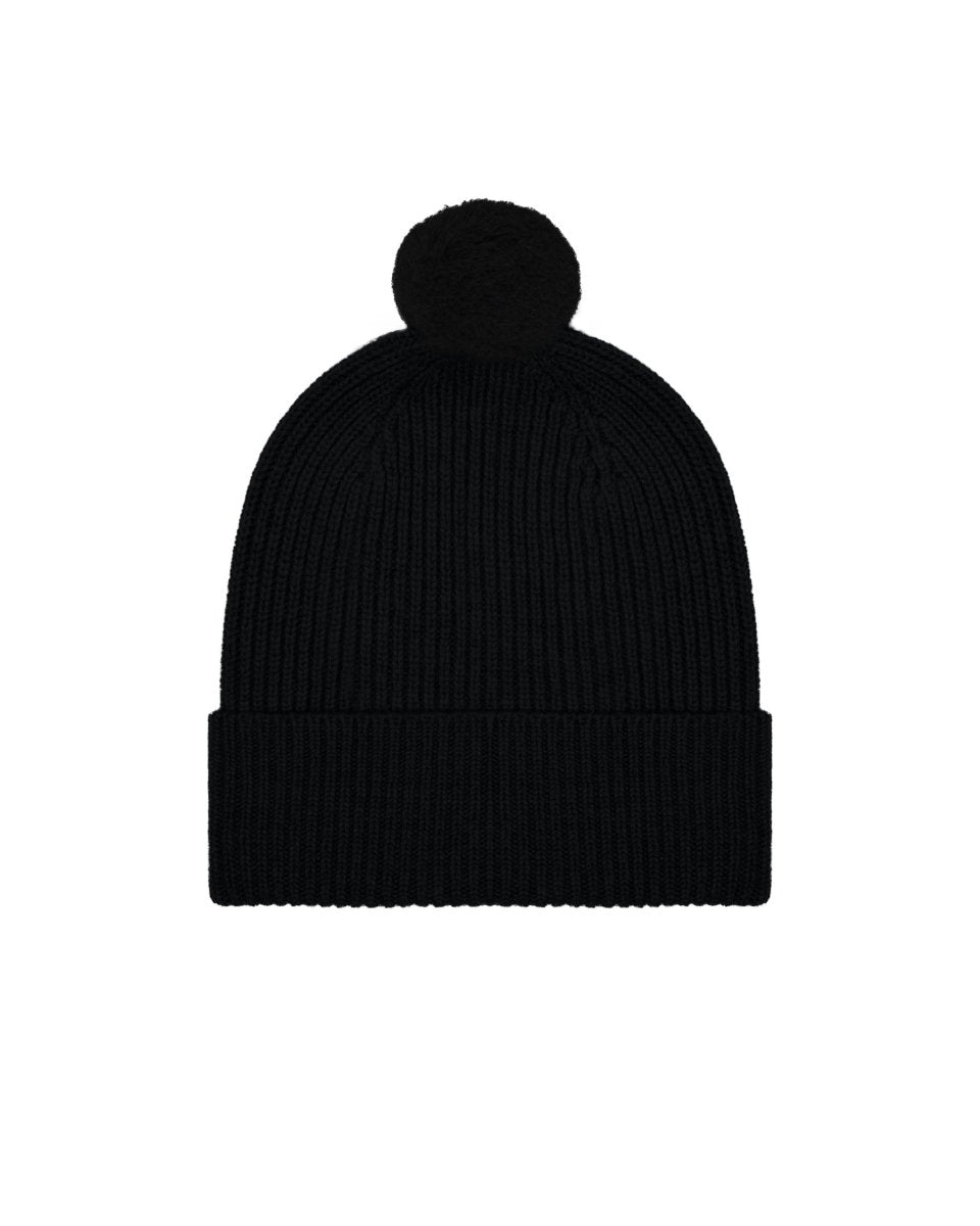Pure Cashmere Bobble Hat - LonaScott