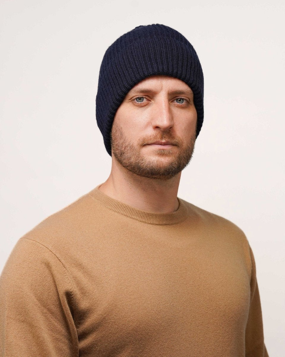Pure Cashmere Bobble Hat - LonaScott
