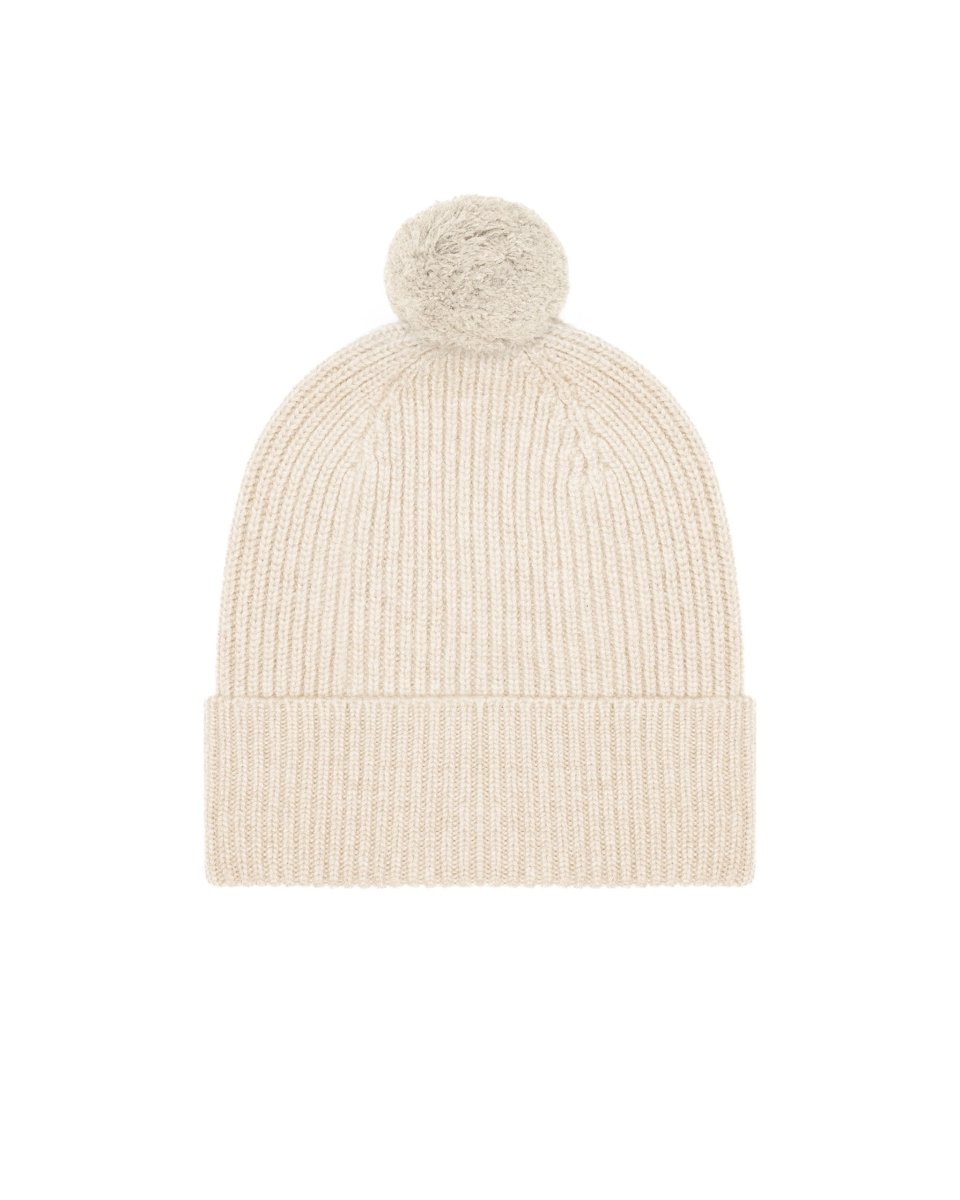 Pure Cashmere Bobble Hat - LonaScott