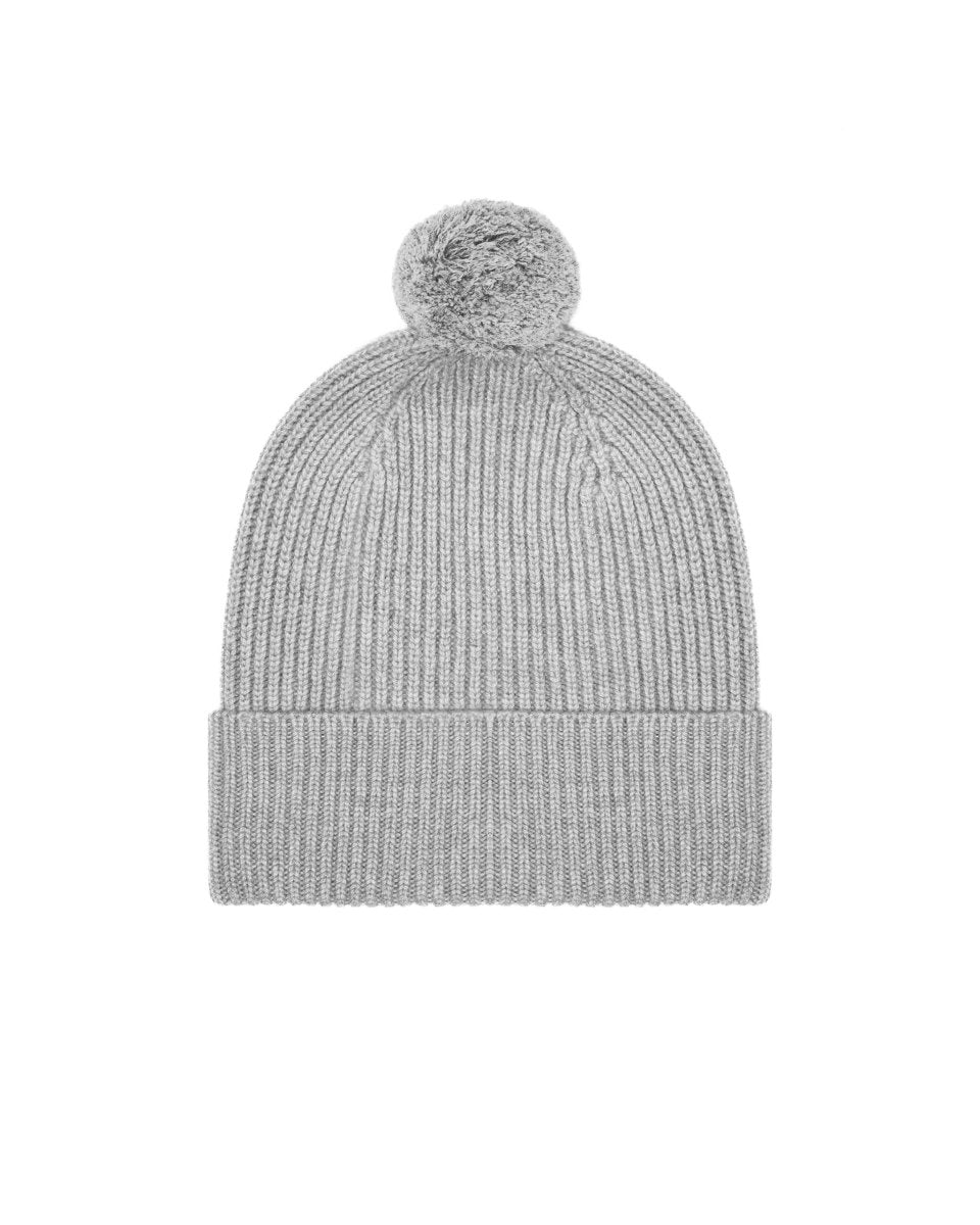 Pure Cashmere Bobble Hat - LonaScott