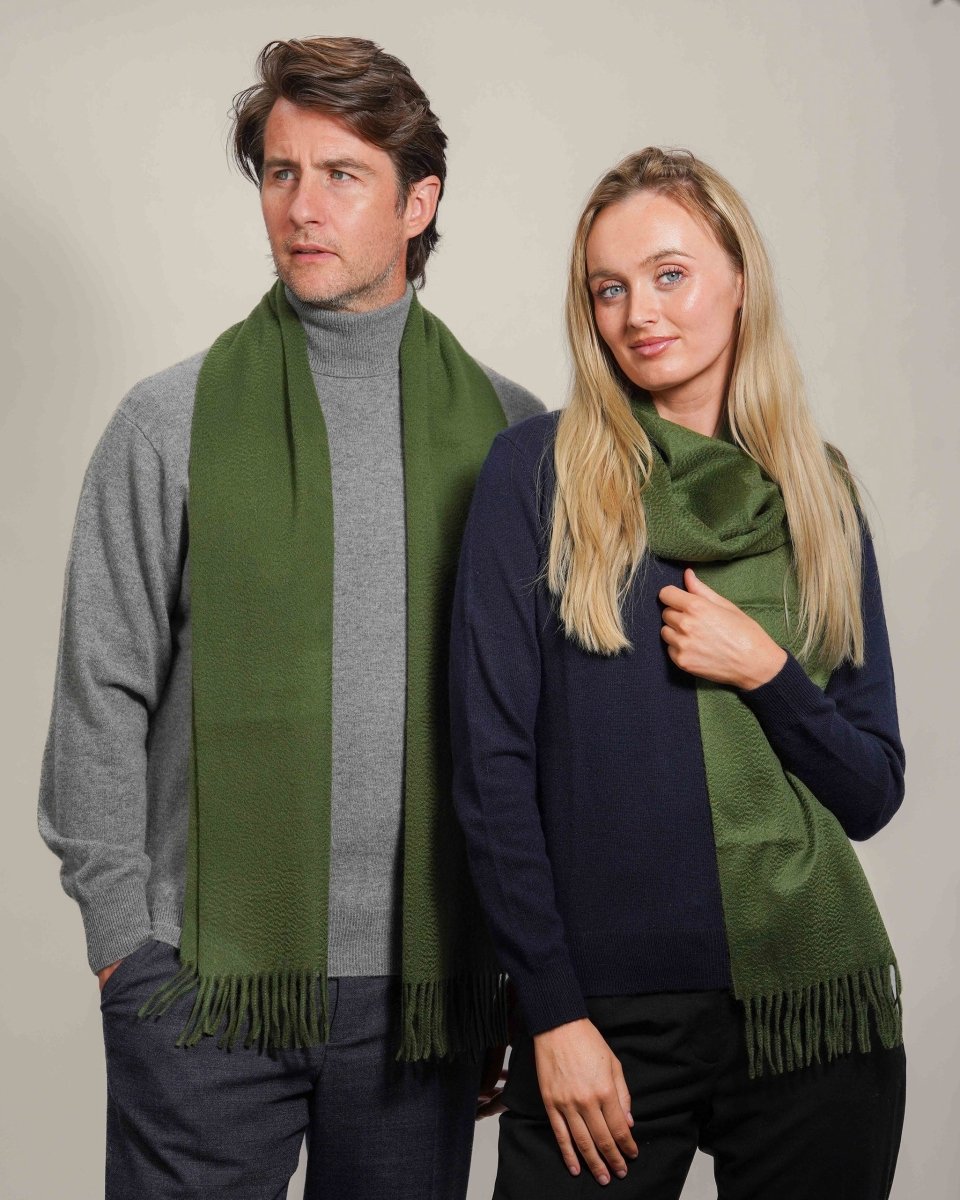 Pure Cashmere Plain Scarf - LonaScott