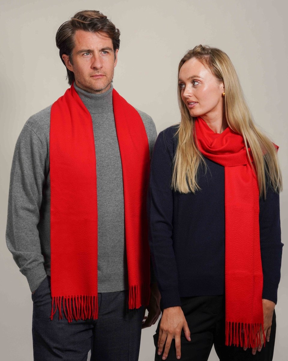Pure Cashmere Plain Scarf - LonaScott