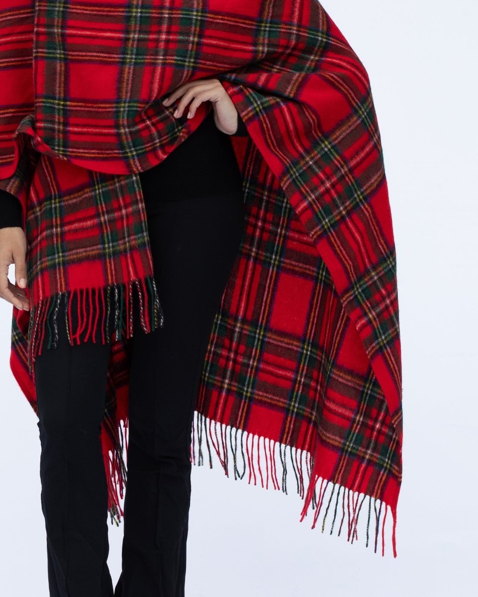 Pure Cashmere Ruana Cape - LonaScott